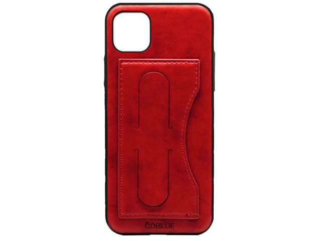 Чехол Coblue Creative Case для Apple iPhone 11 pro (красный, кожаный)
