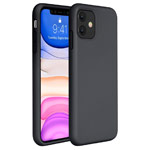 Чехол Yotrix LiquidSilicone для Apple iPhone 11 (черный, гелевый)