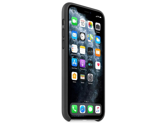 Чехол Yotrix LiquidSilicone для Apple iPhone 11 (темно-серый, гелевый)