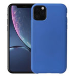 Чехол Yotrix LiquidSilicone для Apple iPhone 11 pro (синий, гелевый)