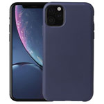 Чехол Yotrix LiquidSilicone для Apple iPhone 11 pro (темно-синий, гелевый)