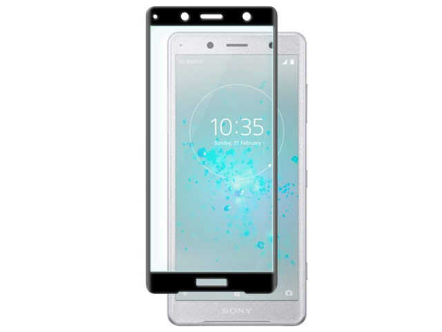 Защитное стекло Yotrix 3D Pro Glass Protector для Sony Xperia XZ2 (черное)