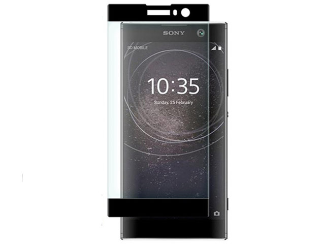 Защитное стекло Yotrix 3D Pro Glass Protector для Sony Xperia XA2 (черное)