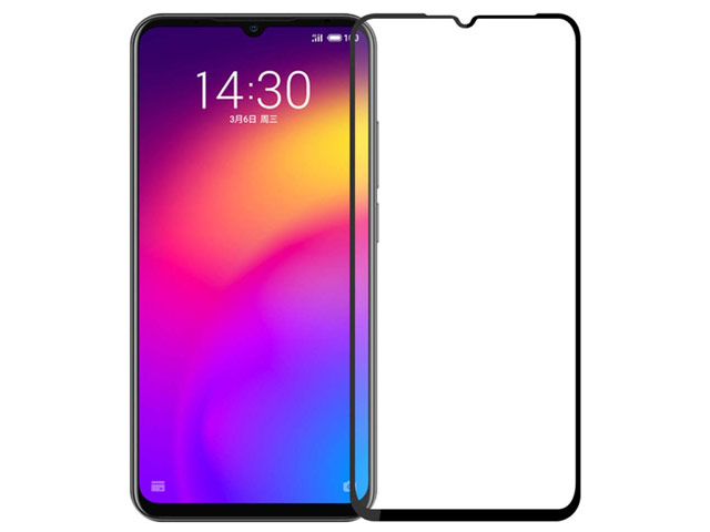 Защитное стекло Yotrix 3D Pro Glass Protector для Meizu Note 9 (черное)