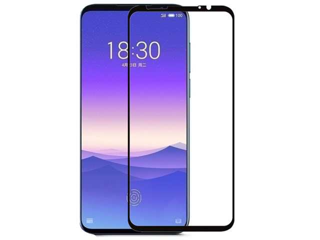 Защитное стекло Yotrix 3D Pro Glass Protector для Meizu 16xs (черное)