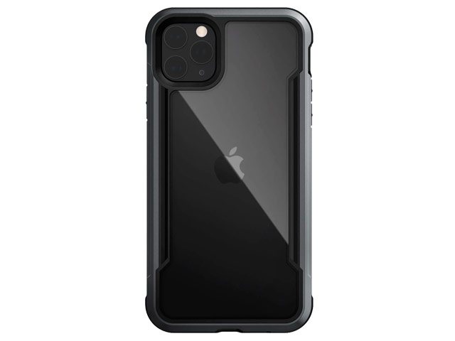 Чехол X-doria Defense Shield для Apple iPhone 11 pro (черный, маталлический)