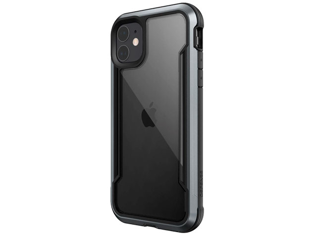 Чехол X-doria Defense Shield для Apple iPhone 11 (черный, маталлический)