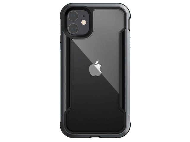 Чехол X-doria Defense Shield для Apple iPhone 11 (черный, маталлический)