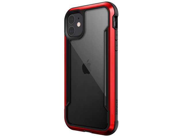 Чехол X-doria Defense Shield для Apple iPhone 11 (красный, маталлический)