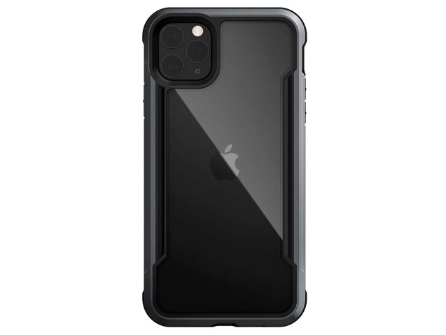 Чехол X-doria Defense Shield для Apple iPhone 11 pro max (черный, маталлический)