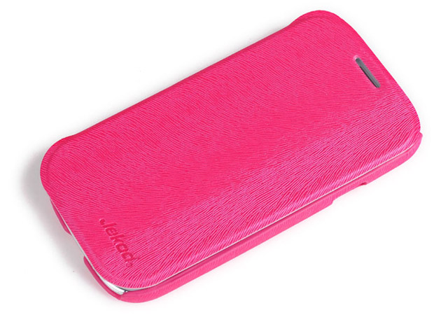 Чехол Jekod Diamond case для Samsung Galaxy S4 i9500 (розовый, кожанный)