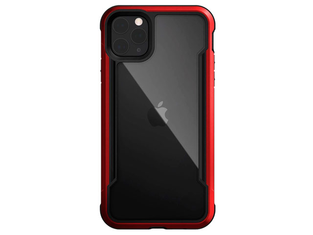 Чехол X-doria Defense Shield для Apple iPhone 11 pro max (красный, маталлический)