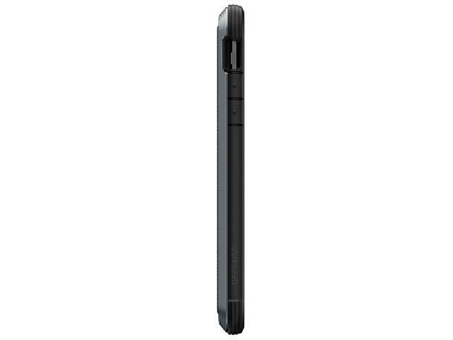 Чехол X-doria Defense Lux для Apple iPhone 11 pro max (Black Carbon, маталлический)