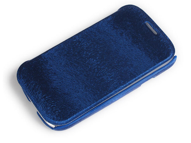 Чехол Jekod Diamond case для Samsung Galaxy S4 i9500 (синий, кожанный)
