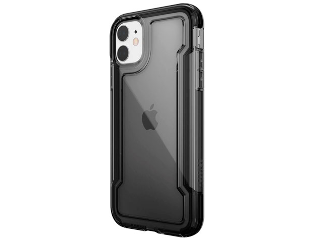 Чехол X-doria Defense Clear для Apple iPhone 11 (черный, пластиковый)