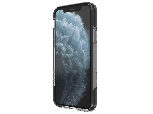 Чехол X-doria Defense Clear для Apple iPhone 11 pro max (черный, пластиковый)