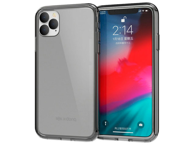 Чехол X-doria ClearVue для Apple iPhone 11 pro (серый, пластиковый)