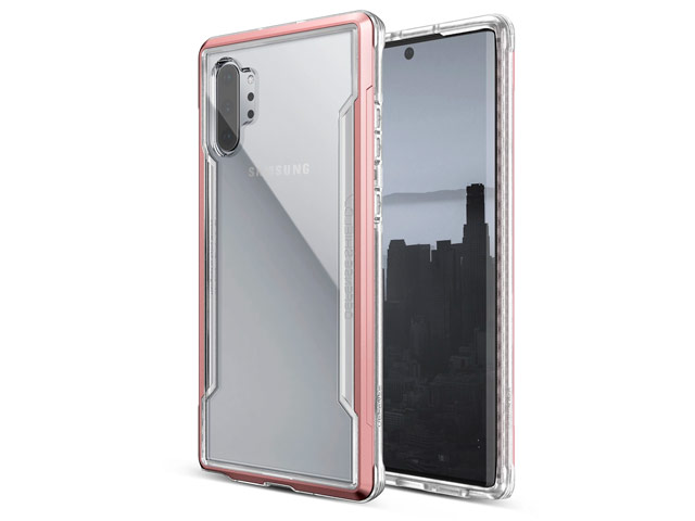 Чехол X-doria Defense Shield для Samsung Galaxy Note 10 plus (розовый, маталлический)