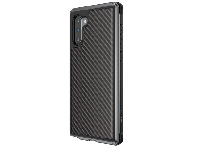 Чехол X-doria Defense Lux для Samsung Galaxy Note 10 (Black Carbon, маталлический)
