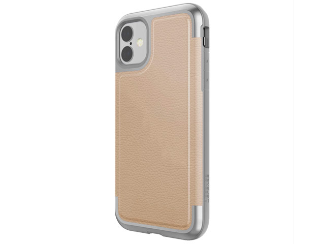 Чехол X-doria Defense Prime для Apple iPhone 11 (бежевый, маталлический)