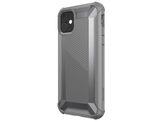 Чехол X-doria Defense Tactical для Apple iPhone 11 (серый, маталлический)