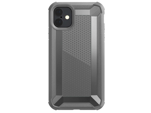 Чехол X-doria Defense Tactical для Apple iPhone 11 (серый, маталлический)