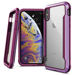 Чехол X-doria Defense Shield для Apple iPhone XS (фиолетовый, маталлический)