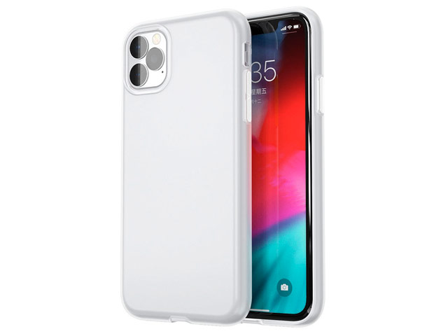 Чехол X-doria AirSkin для Apple iPhone 11 pro max (белый, гелевый)