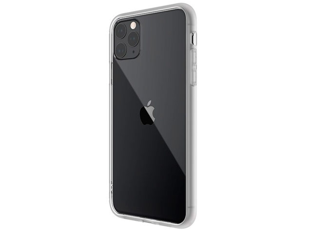 Чехол X-doria Glass Plus для Apple iPhone 11 pro (прозрачный, гелевый/стеклянный)