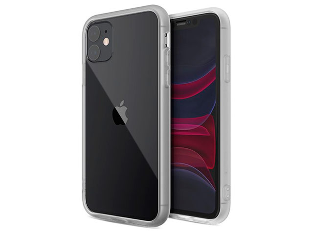 Чехол X-doria Glass Plus для Apple iPhone 11 (прозрачный, гелевый/стеклянный)