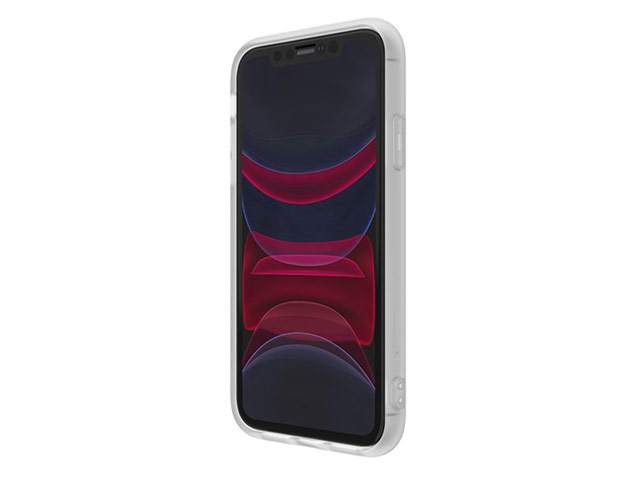 Чехол X-doria Glass Plus для Apple iPhone 11 (прозрачный, гелевый/стеклянный)