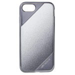 Чехол X-doria Revel Lux Case для Apple iPhone 7 (Silver Glitter, пластиковый)