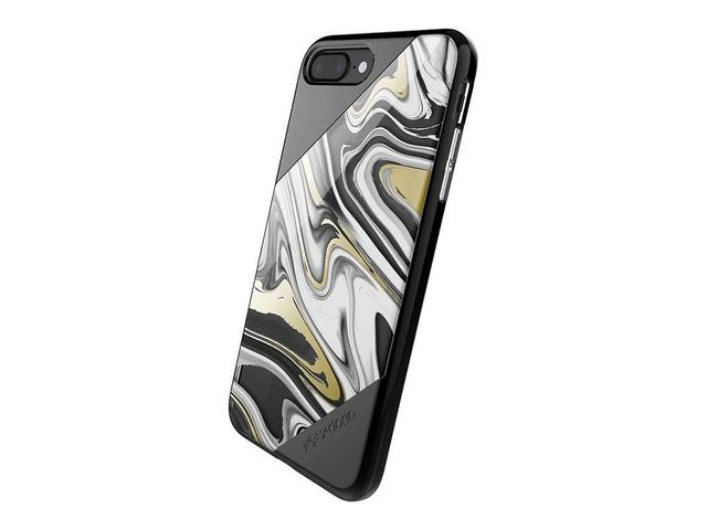 Чехол X-doria Revel Lux Case для Apple iPhone 7 plus (Black Swirl, пластиковый)