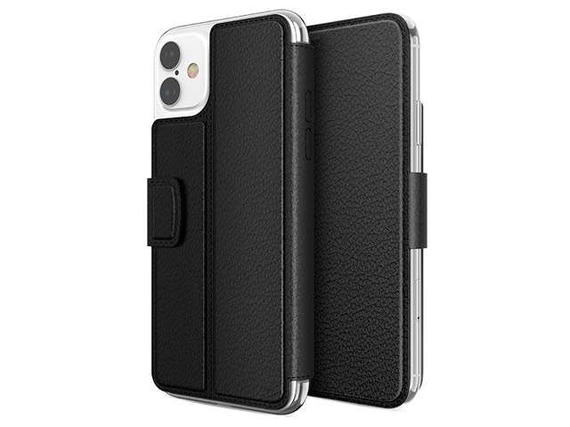 Чехол X-doria Folio Air для Apple iPhone 11 (черный, кожаный)