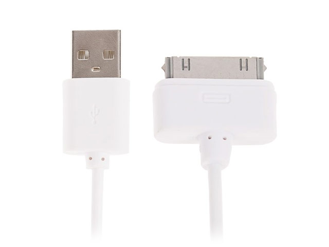 USB-кабель Yotrix ProSync универсальный (30-pin, 1 метр, белый)