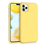 Чехол Yotrix LiquidSilicone для Apple iPhone 11 pro max (желтый, гелевый)