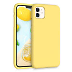 Чехол Yotrix LiquidSilicone для Apple iPhone 11 (желтый, гелевый)