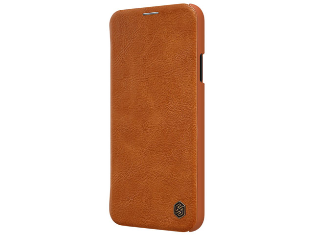 Чехол Nillkin Qin leather case для Apple iPhone 11 (коричневый, кожаный)