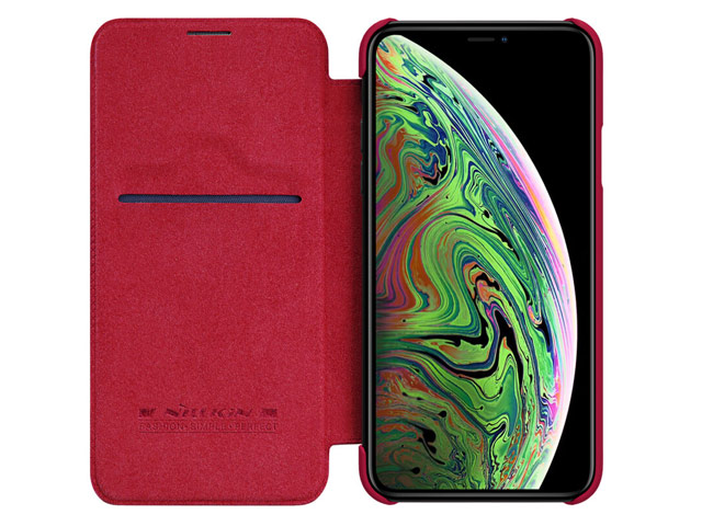 Чехол Nillkin Qin leather case для Apple iPhone 11 (красный, кожаный)