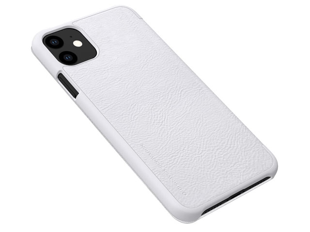 Чехол Nillkin Qin leather case для Apple iPhone 11 (белый, кожаный)