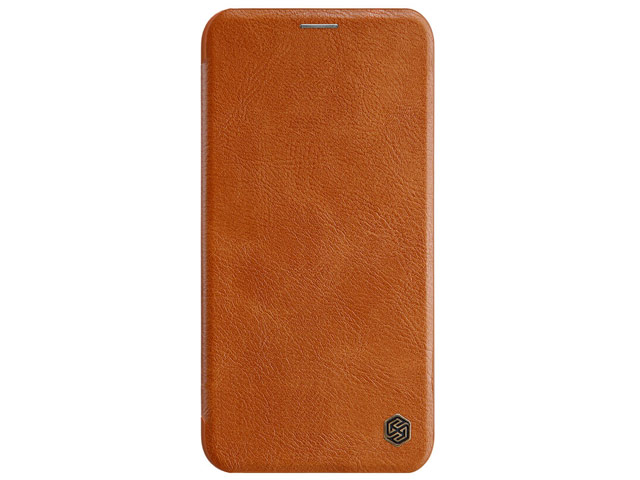 Чехол Nillkin Qin leather case для Apple iPhone 11 pro (коричневый, кожаный)