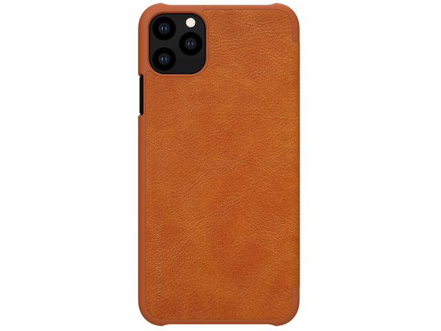 Чехол Nillkin Qin leather case для Apple iPhone 11 pro (коричневый, кожаный)
