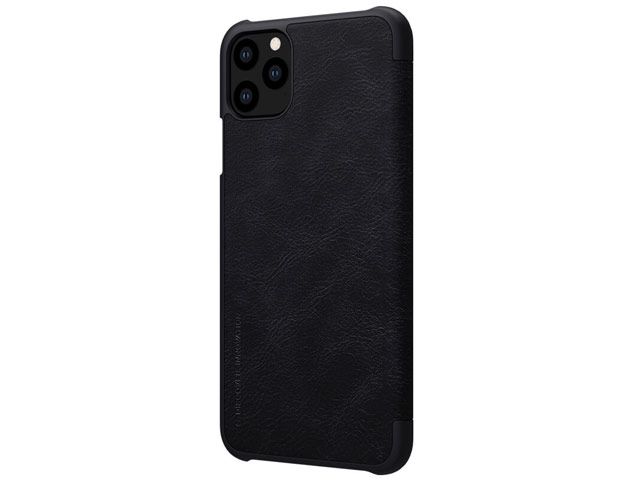 Чехол Nillkin Qin leather case для Apple iPhone 11 pro max (черный, кожаный)