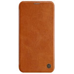 Чехол Nillkin Qin leather case для Apple iPhone 11 pro max (коричневый, кожаный)