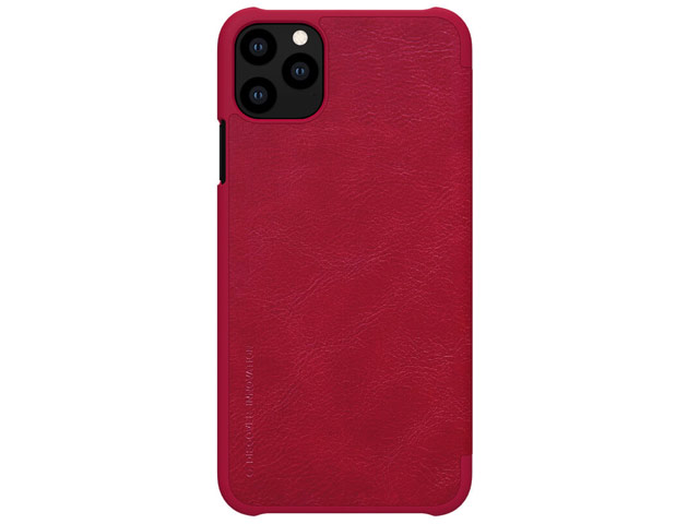 Чехол Nillkin Qin leather case для Apple iPhone 11 pro max (красный, кожаный)