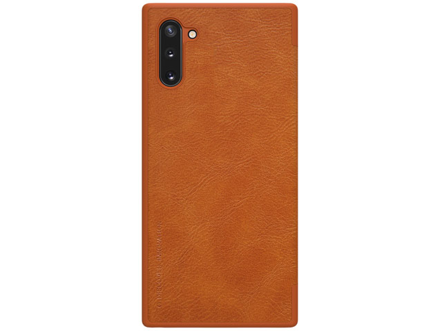 Чехол Nillkin Qin leather case для Samsung Galaxy Note 10 (коричневый, кожаный)