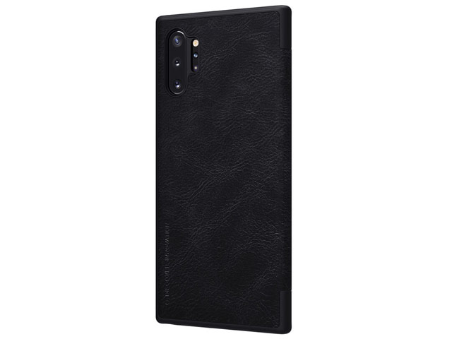 Чехол Nillkin Qin leather case для Samsung Galaxy Note 10 plus (черный, кожаный)