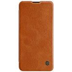 Чехол Nillkin Qin leather case для Samsung Galaxy A10s (коричневый, кожаный)