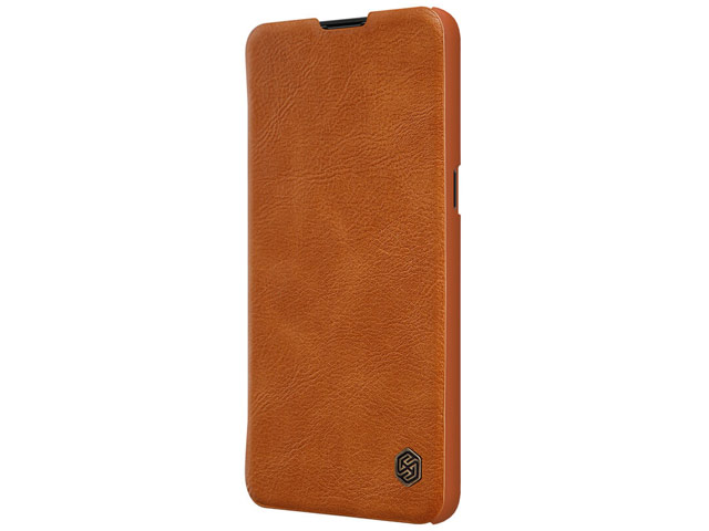Чехол Nillkin Qin leather case для Samsung Galaxy A10s (коричневый, кожаный)