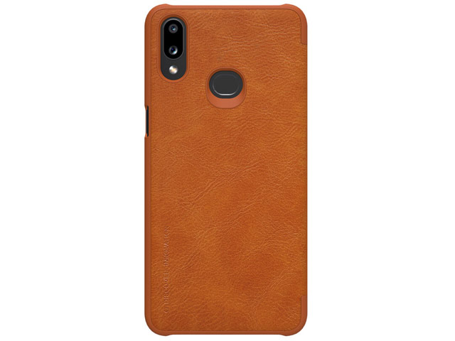 Чехол Nillkin Qin leather case для Samsung Galaxy A10s (коричневый, кожаный)